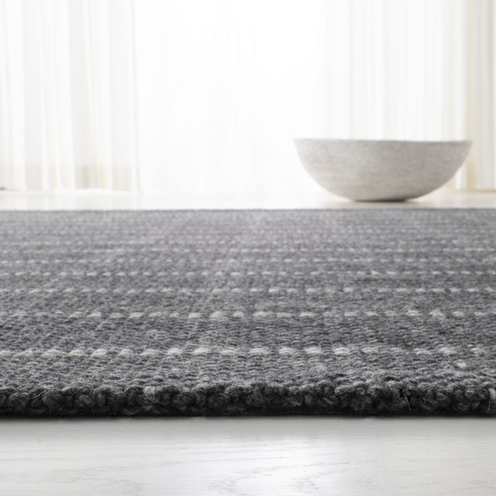 Lauren Ralph Lauren Tamworth Handmade Flatweave Charcoal Rug & Reviews